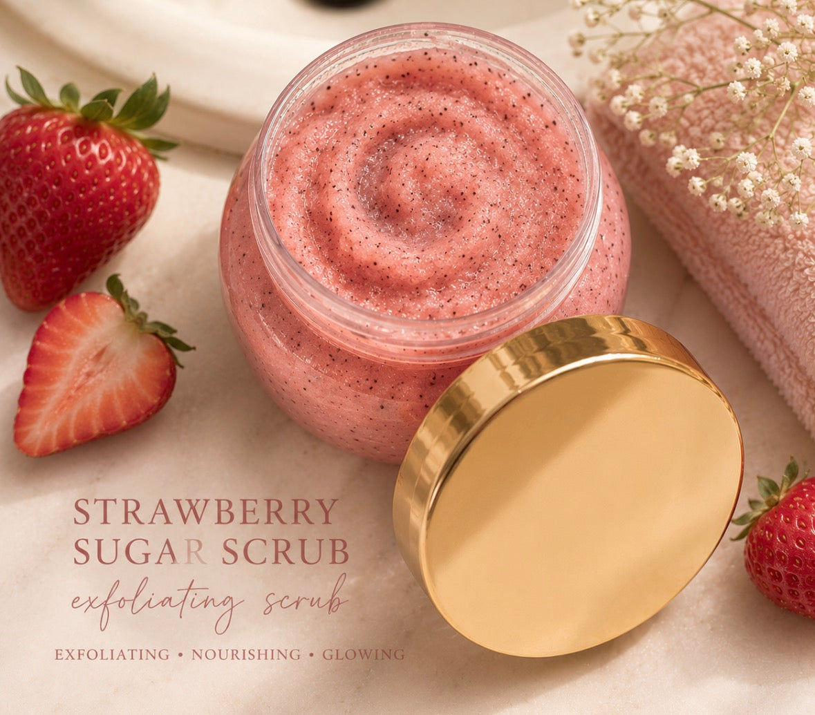 Strawberry Sugar Scrub
